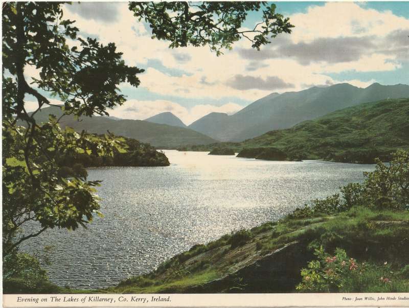 MINT GIANT POST CARD THE LAKES OF KILLARNEY IRELAND