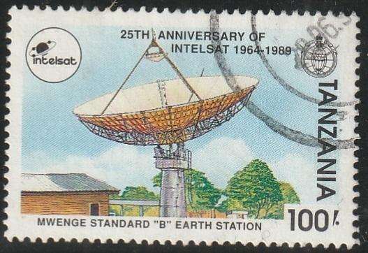 TANZANIA 1991 Satellite Telecommunications System INTELSAT, 1989 VFU SG 967