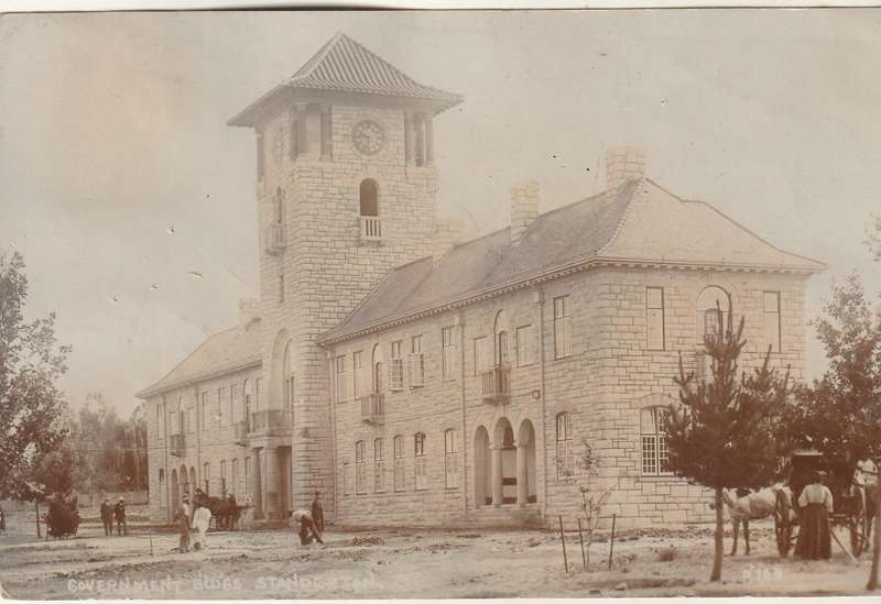 GOVERNMENT BUILDING STANDERTON TRANSVAAL 1913