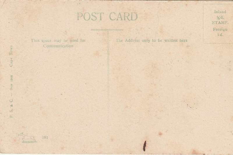 MINT POST CARD CAPE POINT LIGHT HOUSE