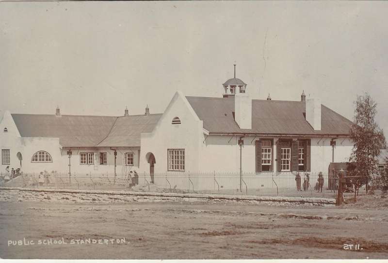 USED POST CARD STANDERTON PUBLIC SCHOOL