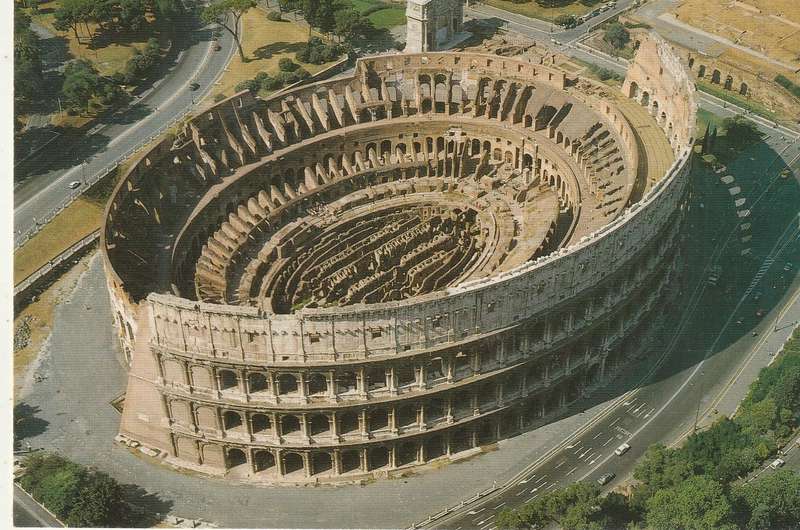 VINTAGE UN USED POST CARD ROME