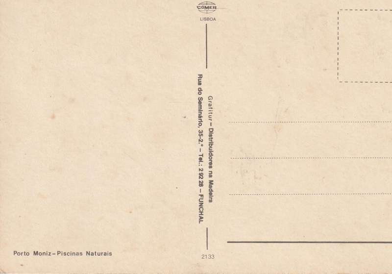VINTAGE UN USED POST CARD PORTO MONIZ
