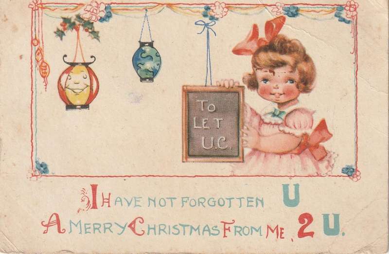 VINTAGE CHRISTMAS CARD