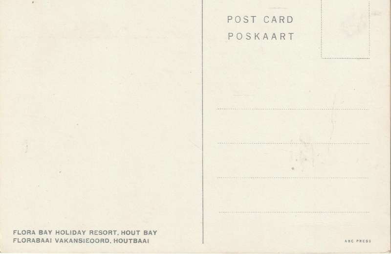 VINTAGE UN POSTED POST HOUT BAY SOUTH AFRICA