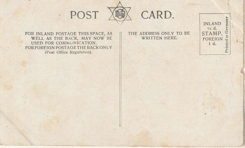 VINTAGE UN POSTED POST CARD BIRMINGHAM TOWN HALL