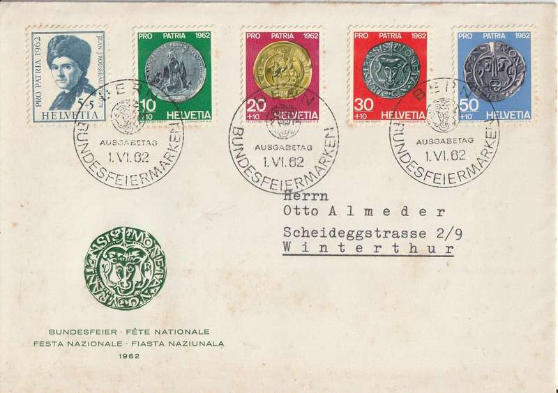 SWITZERLAND FDC