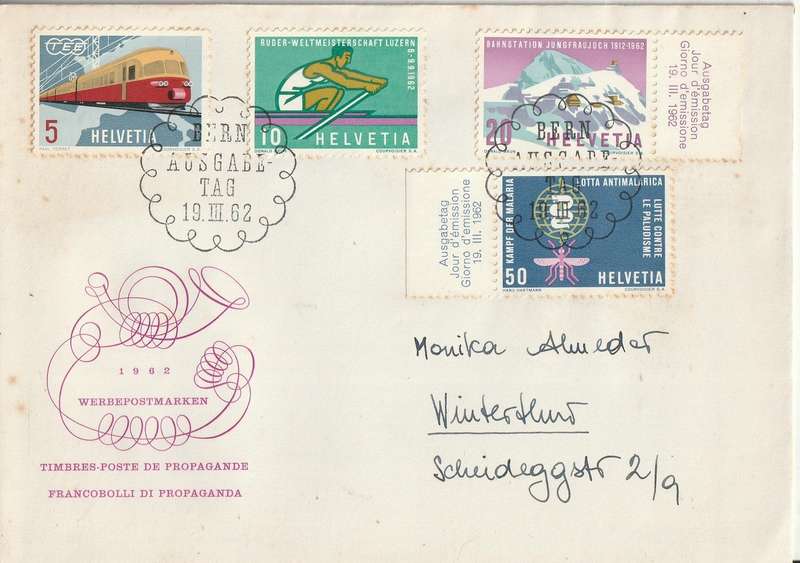 SWITZERLAND FDC