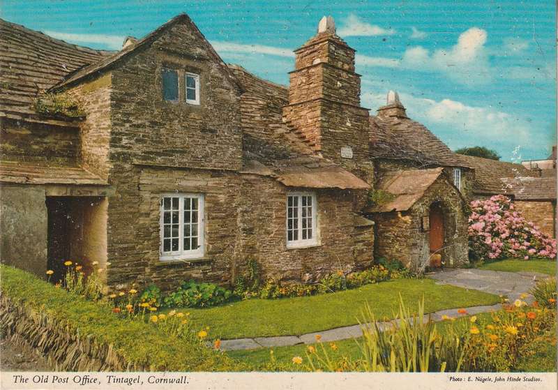 MINT POST CARD THE OLD POST OFFICE CORNWALL