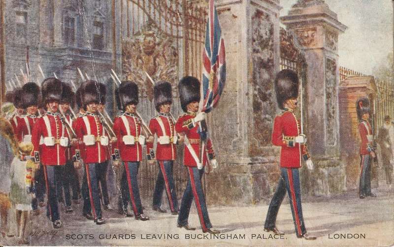 MINT POST CARD THE SCOTS GUARD