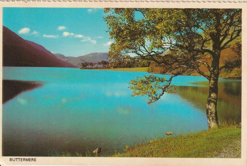 VINTAGE UN USED POST CARD BUTTERMERE