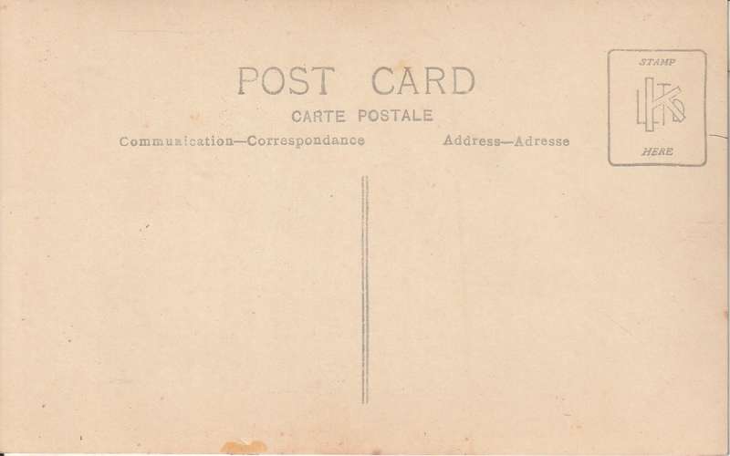 VINTAGE UN USED POST CARD WEST STREET HAIL DAMAGE