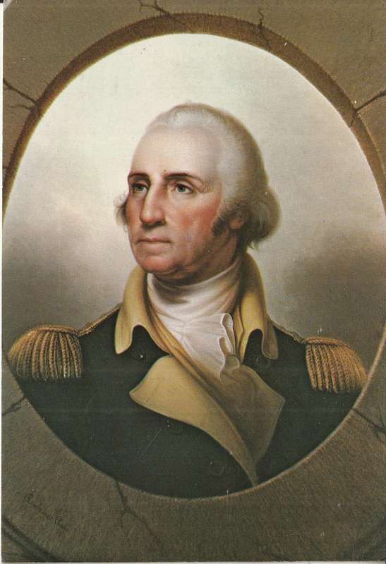 VINTAGE UN USED POST CARD GEORGE WASHINGTON