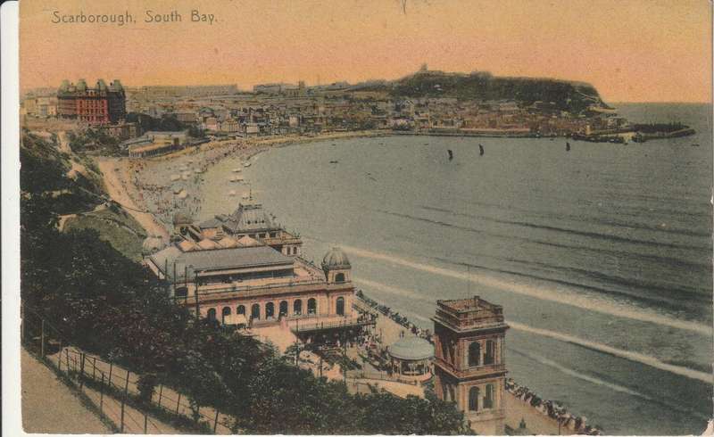 USED POST CARD SCARBOROUGH SOUTH BAY POSTED 1905