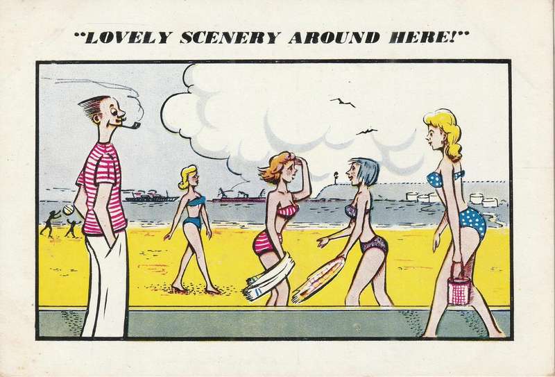 UN USED CARTOON POST CARD SOUTH AFRICA