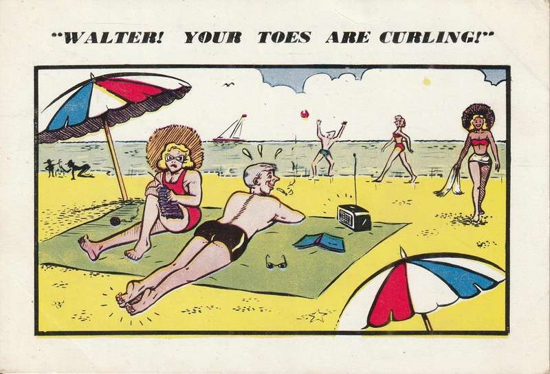 UN USED CARTOON POST CARD SOUTH AFRICA