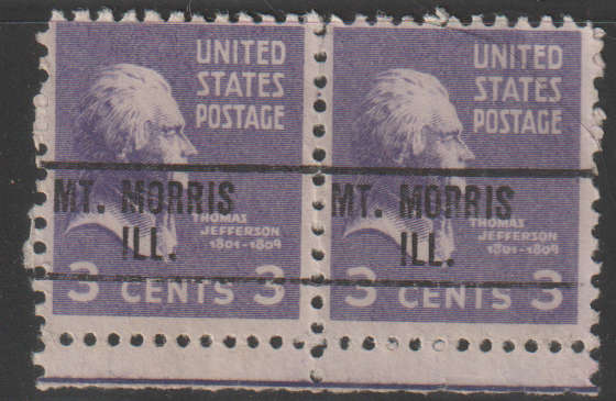USA PRE CANCEL MT MORRIS ILL