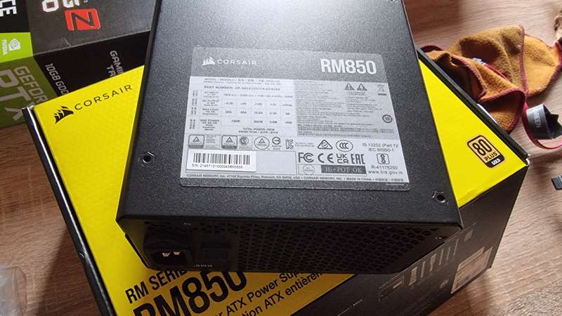 Corsair RM850 80 Plus Gold Power Supply