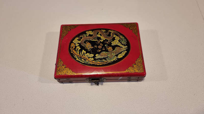 Vintage Mah Jong Set Board Game