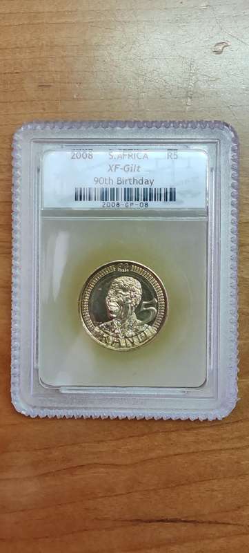 Mandela 2008 Coins Set MS65 to MS67 + GILT