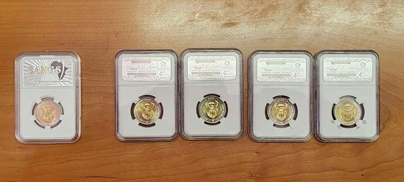 Mandela 2008 Coins Set MS64 to MS67