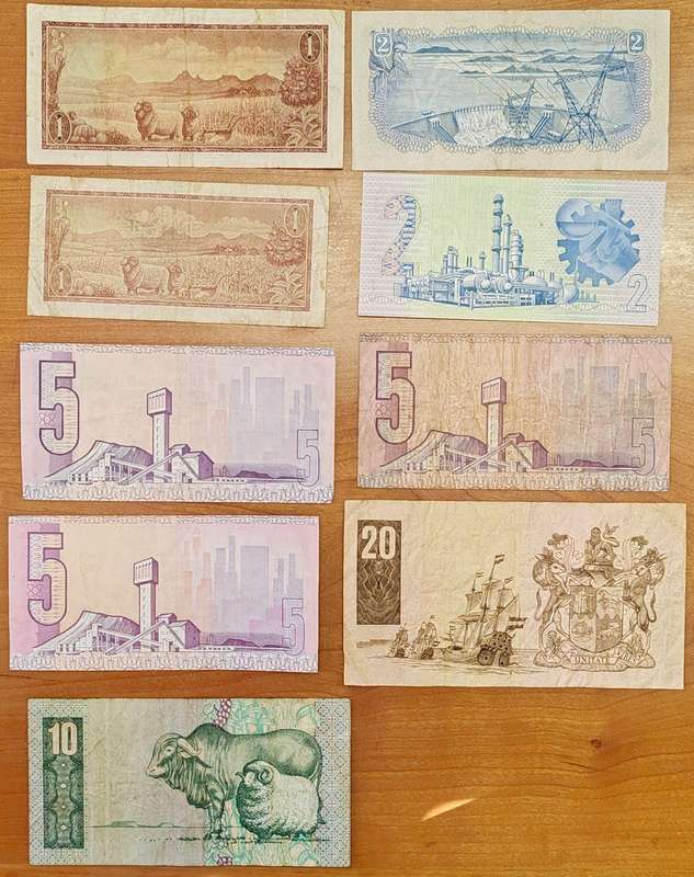 Old bank note set - de GPC de Kock, TW de Jogh & CL Stals