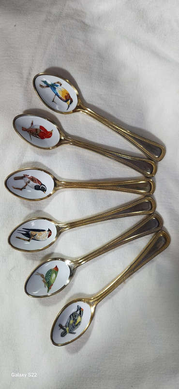 24 karat Gold plated Spoons