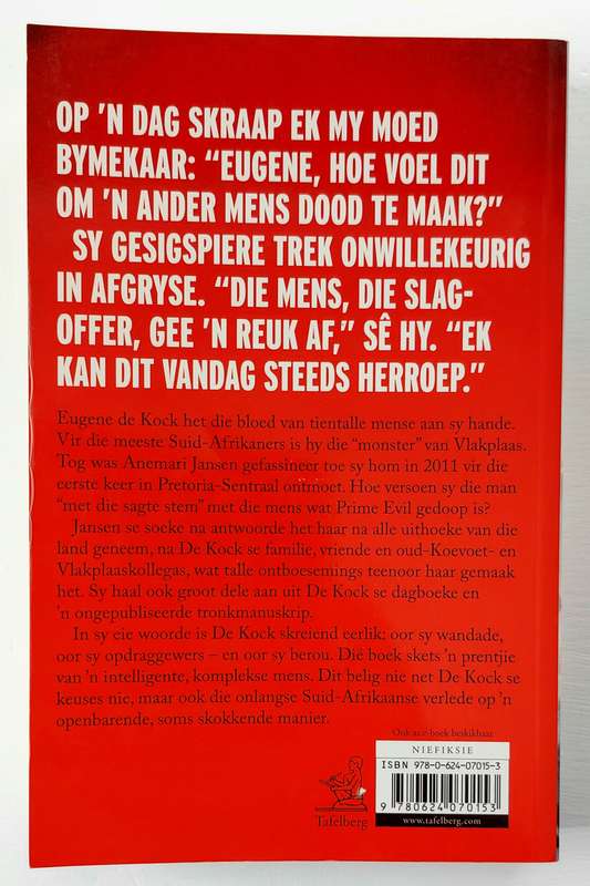 Eugene de Kock - Anemari Jansen (Afrikaans)(Paperback)