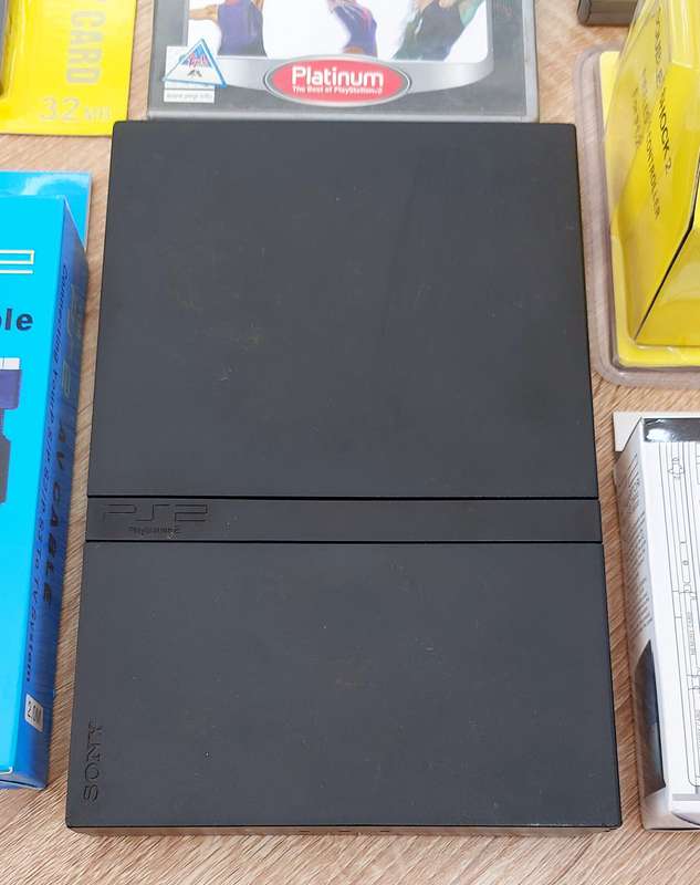 Playstation 2 Complete Bundle + 2 Games - Ready to Play
