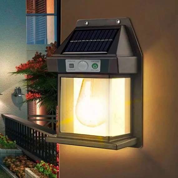 Solar 1 Bulb Wall Lamp