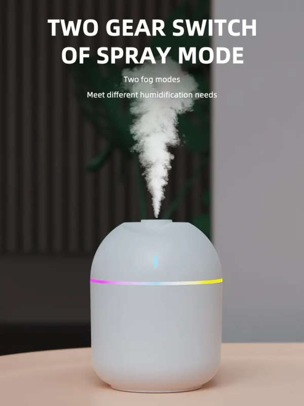 7 COLOUR MINI HUMIDIFIER - 270ML