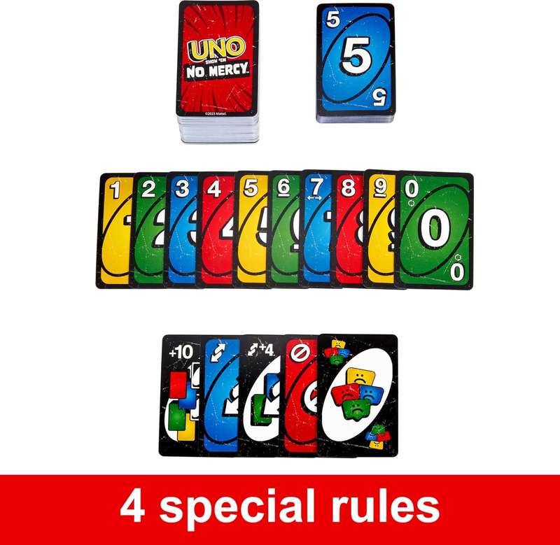Uno No Mercy Card Game