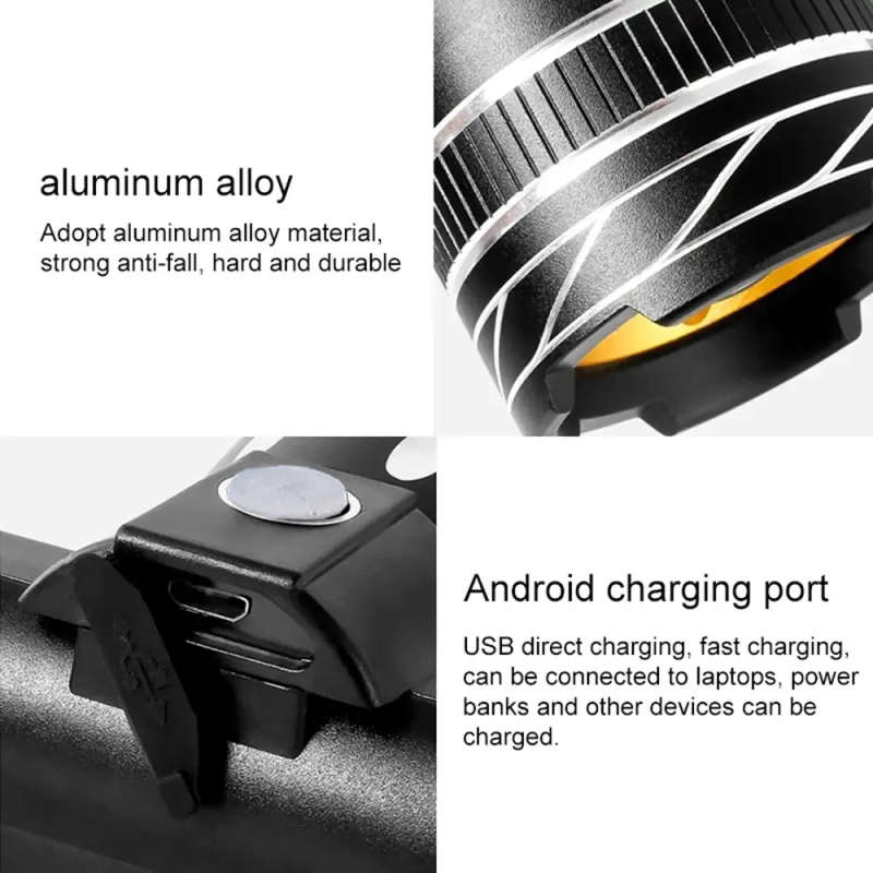 LED Bicycle 3 Mode Headlight