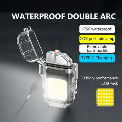 Mini Keychain Light With Lighter