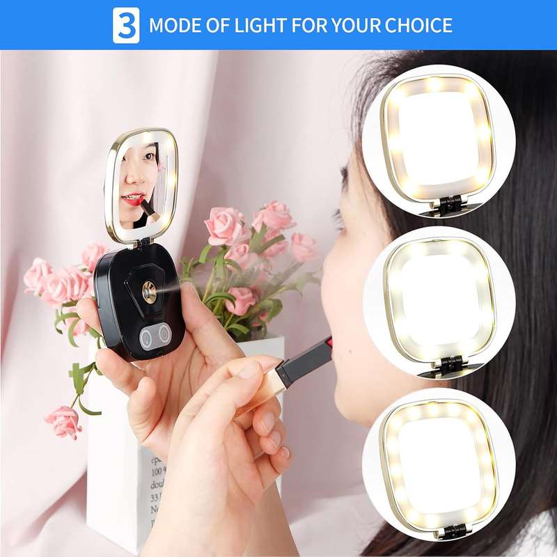 Facial Mirror With Mist Sprayer