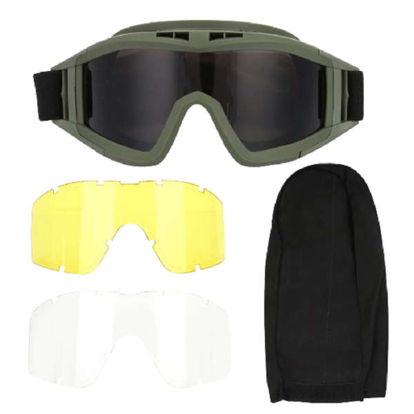 3pc Tactical Goggles
