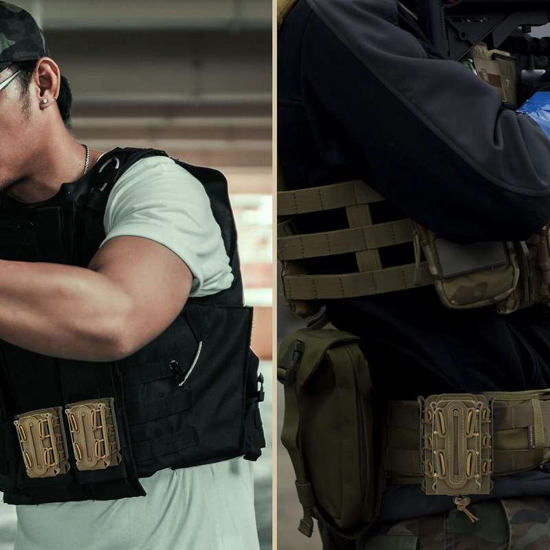 Soft Shell Magazine Pouch(Fit For Rifle-5.56,7.62-)