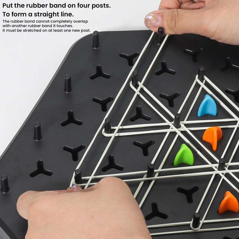Rubber Band Geometry Chess Game