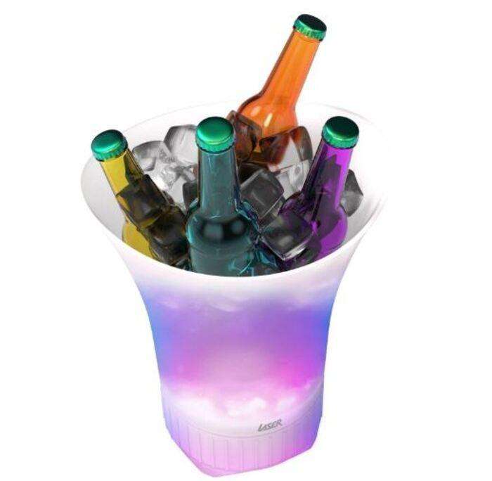 5L LED ice bucket with built in party speaker