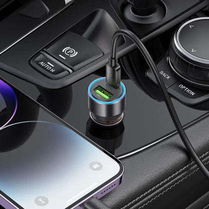 60W Dual Port Car Charger