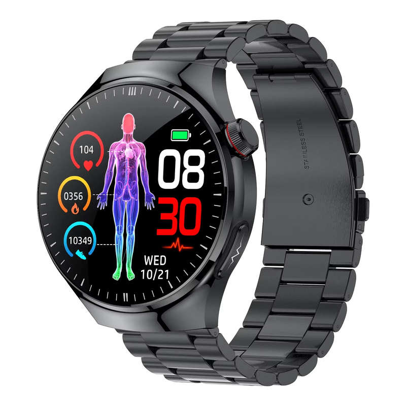 Round Smart Watch + 3 Straps