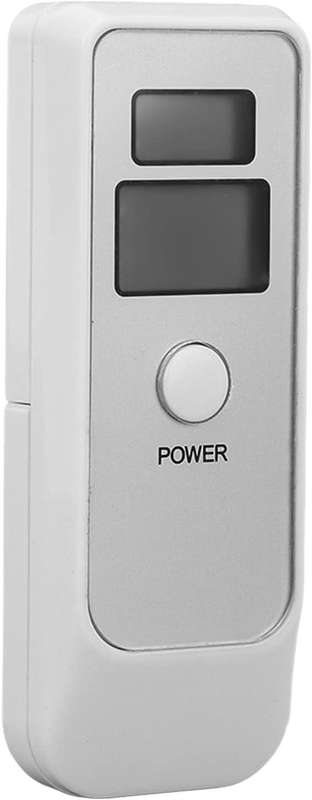Dual LCD Alcohol Tester With Clock