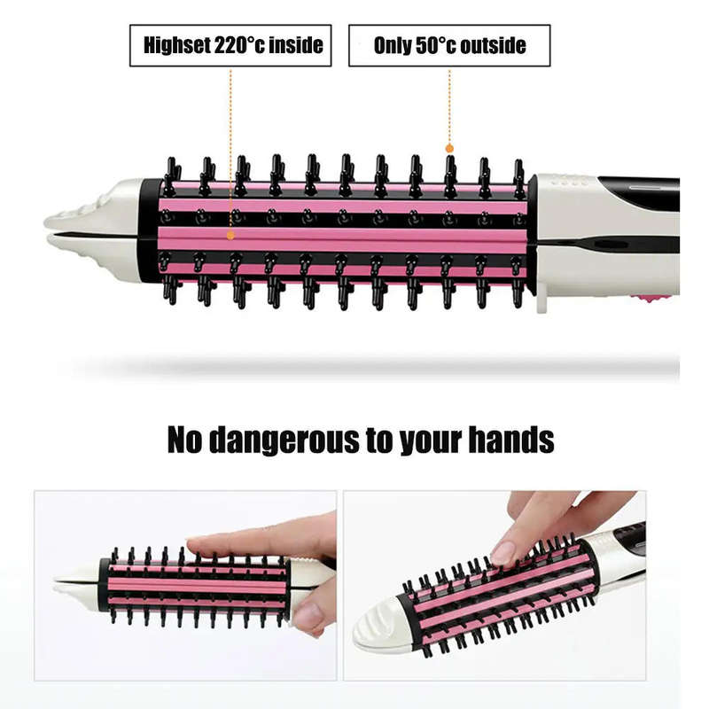 2 In 1 Hair Curler Brush