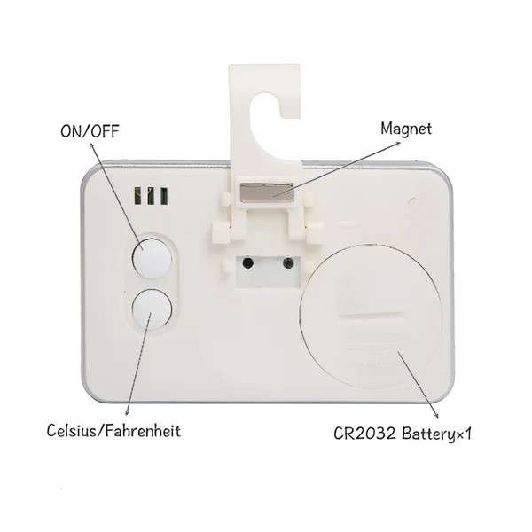 Digital Fridge Freezer Thermometer
