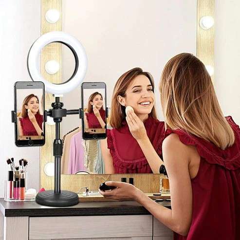 Dual Phone Light Holder