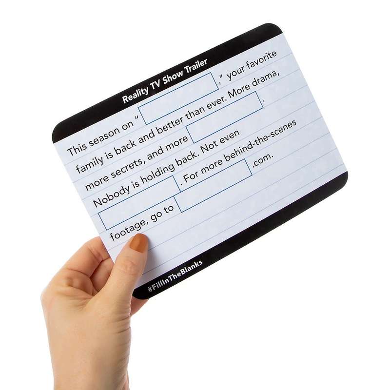 Fill In The Blanks Party Card Game