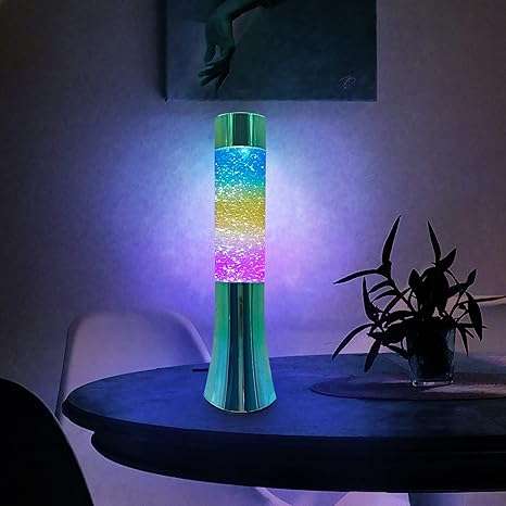 Swirling Glitter Lamp
