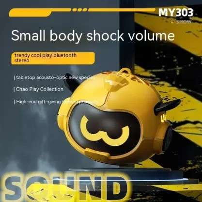 Mini Robot Head Bluetooth Speaker