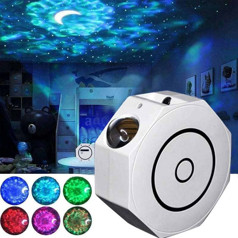 Bluetooth Octagon Projector Night Light