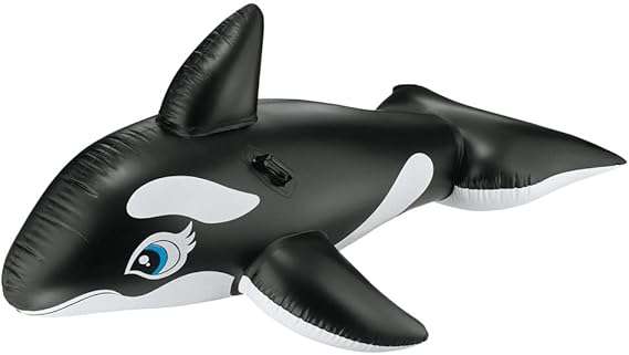 Inflatable Floating Orca Pool Toy